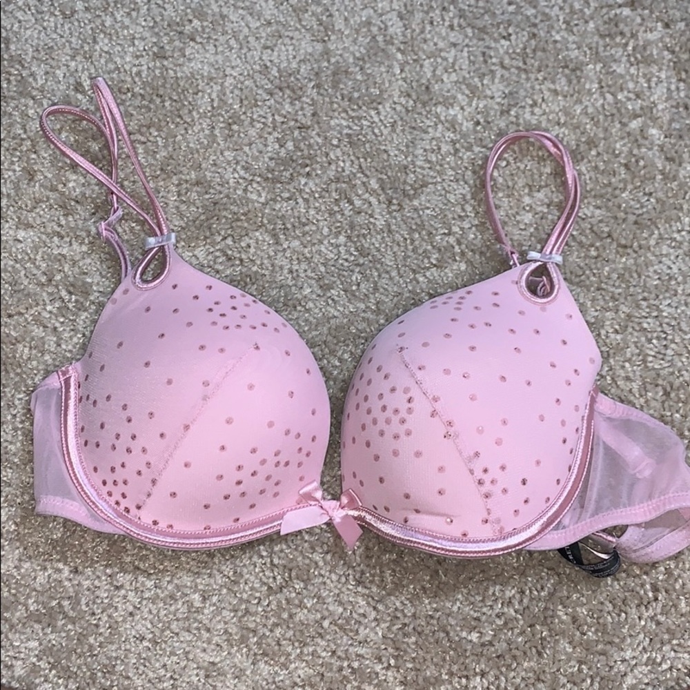 pink victoria secret bra